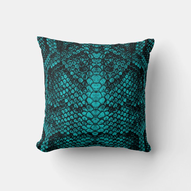 Python Skin: Snake Pattern Design Cushion (Front)