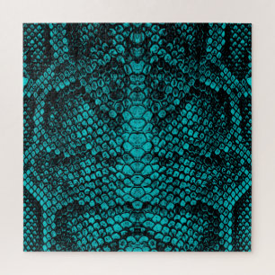 Python Skin: Snake Pattern Design Jigsaw Puzzle