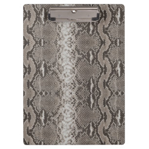 Python Snake Skin Animal Print Clipboard