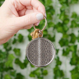 Python Snake Skin Animal Print Key Ring