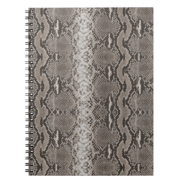 Python Snake Skin Animal Print Notebook (Front)