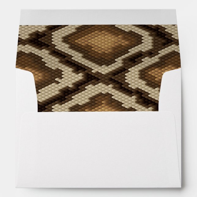 Python snake skin pattern 2 envelopes (Back (Bottom))
