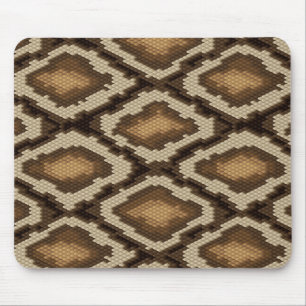 Python snake skin pattern 2 mouse pad
