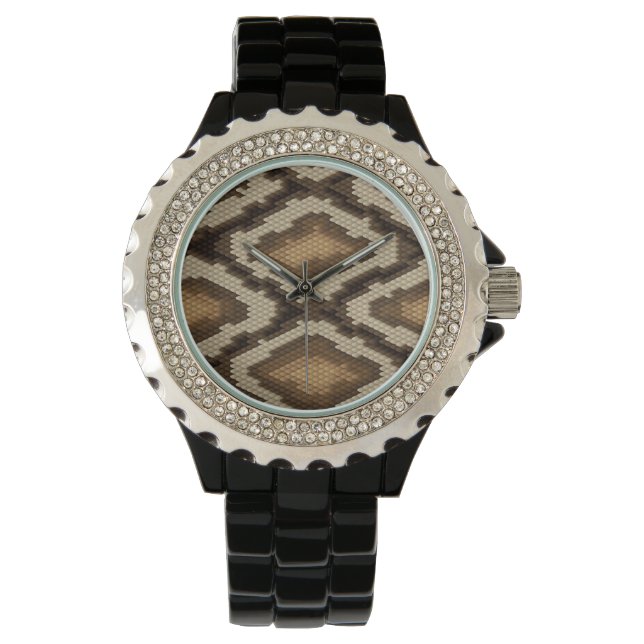 Python snake skin pattern 2 watch (Front)