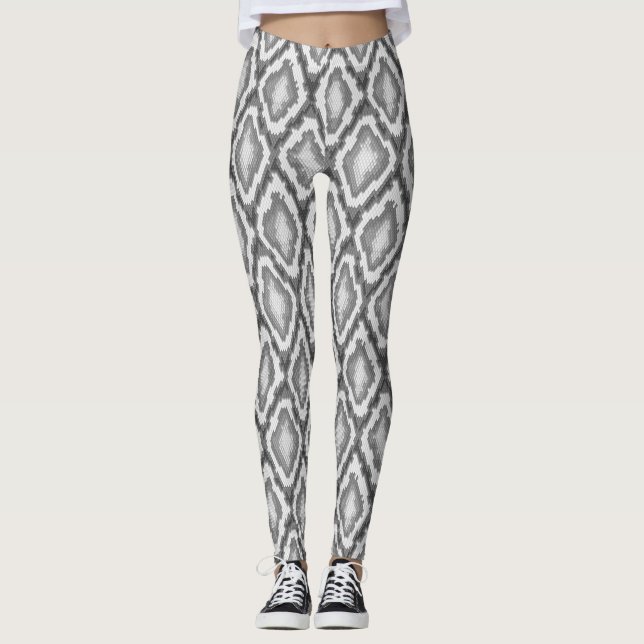 Python snake skin pattern leggings (Front)