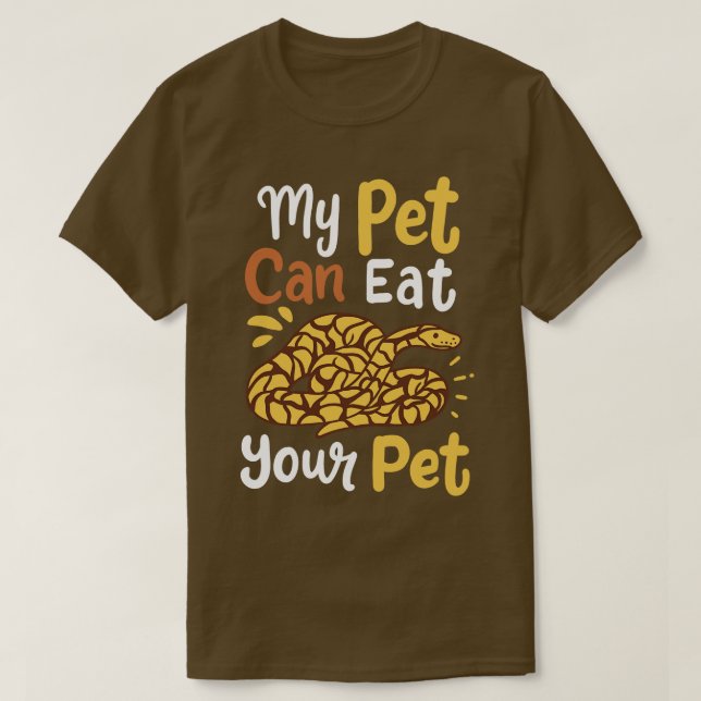 Python Snakes Snake Owner T-Shirt (Design Front)