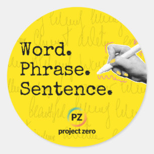 PZ Word, Phrase, Sentence Sticker