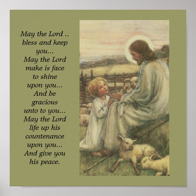 q-2 jesus and child poster (Front)