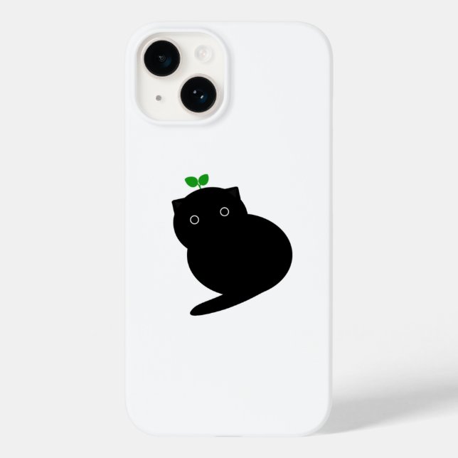 Q Cat Case-Mate iPhone Case (Back)
