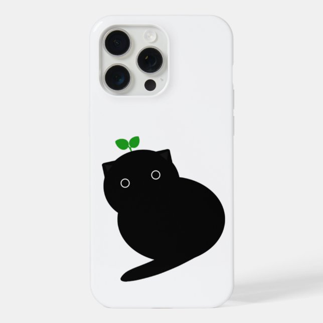 Q Cat Phone Case (Back)