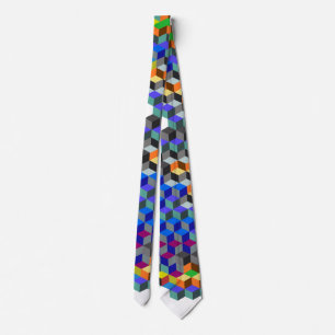 Q Cubes Tie