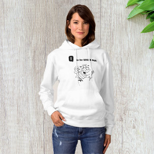 Q is for Queen Bee Womens Hoodie