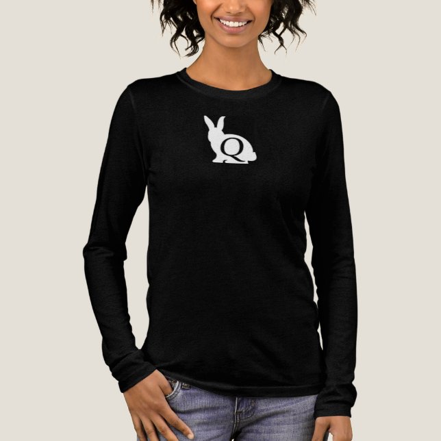 Q rabbit Orion Lines womens long sleeve shirt (Front)