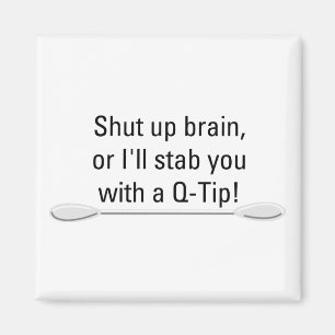 Q Tip Magnet