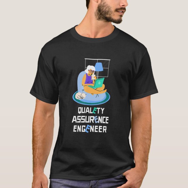 QA Conference Software QA Tester Quality Assurance T-Shirt (Front)