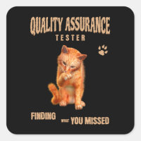 QA Tester Cat Humour