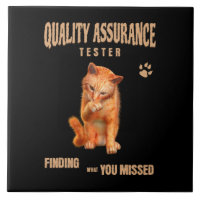 QA Tester Cat Humour