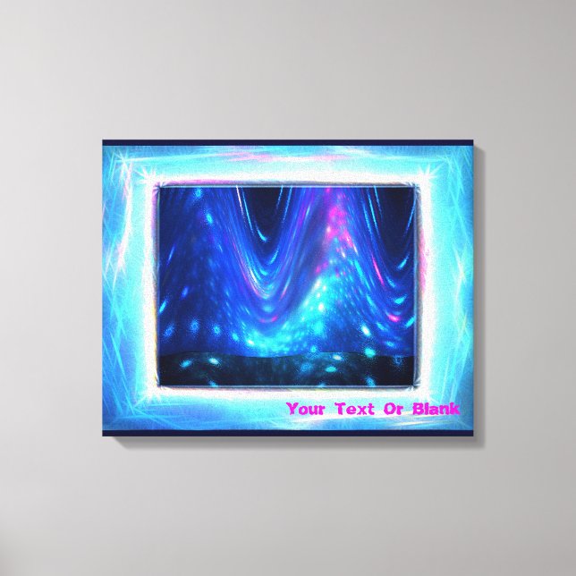 Qaanaaq - Northern Lights Canvas Print (Front)