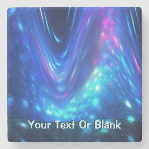 Qaanaaq - Northern Lights Stone Coaster
