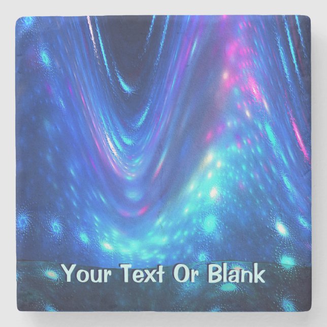 Qaanaaq - Northern Lights Stone Coaster (Front)