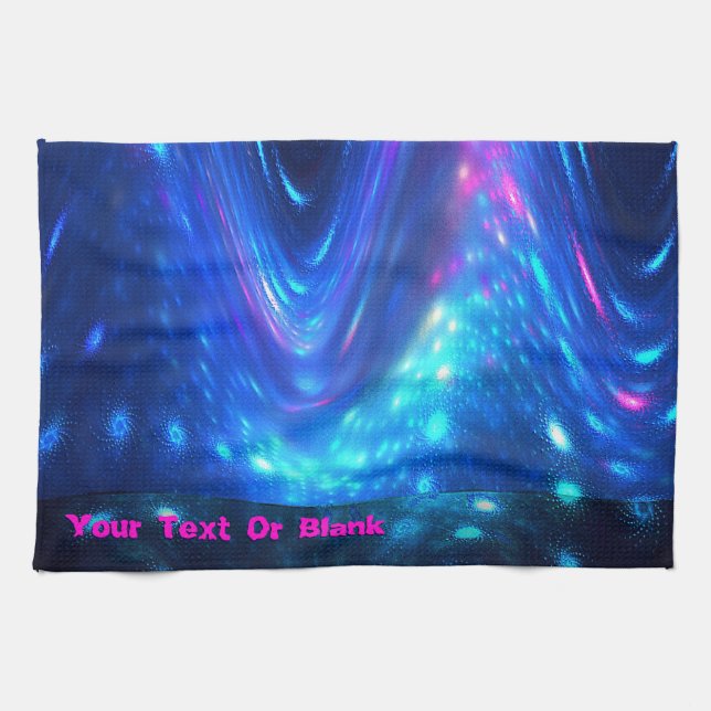 Qaanaaq - Northern Lights Tea Towel (Horizontal)