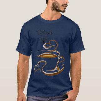 Qahwa make you day with Qahwa cafe arabic funny T-Shirt