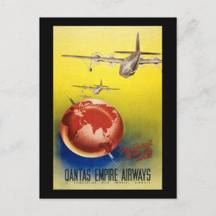 Qantas Empire Airways Postcard