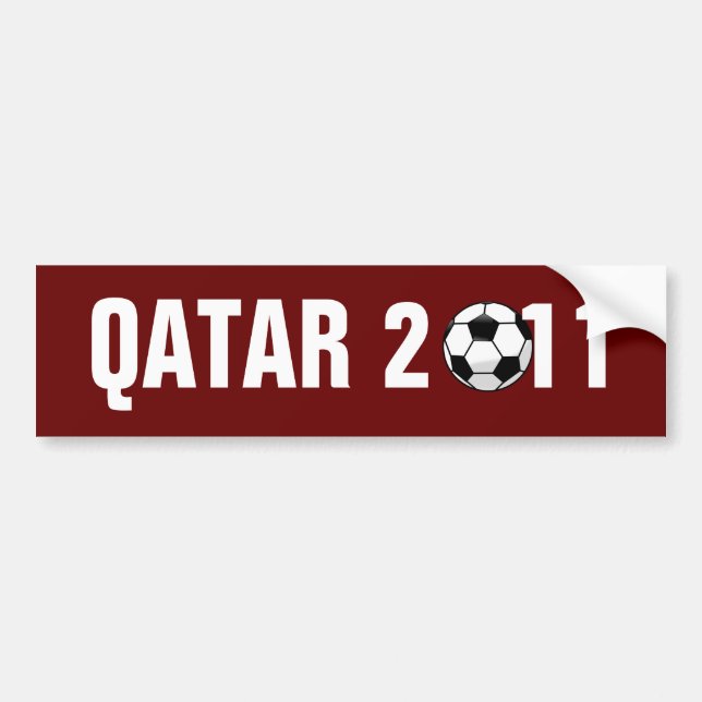 QATAR 2011 BUMPER STICKER (Front)
