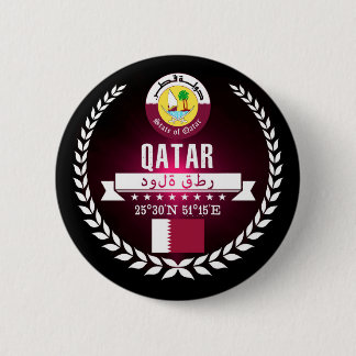 Qatar 6 Cm Round Badge