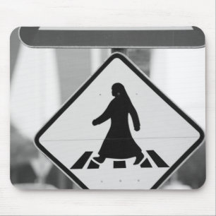 Qatar, Ad Dawhah, Doha. Arabian Pedestrian Mouse Pad