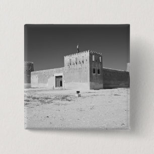 Qatar, Al Zubarah. Al-Zubara Fort (b.1938) now 15 Cm Square Badge