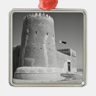 Qatar, Al Zubarah. Al-Zubarah Fort (b.1938) now 2 Metal Tree Decoration