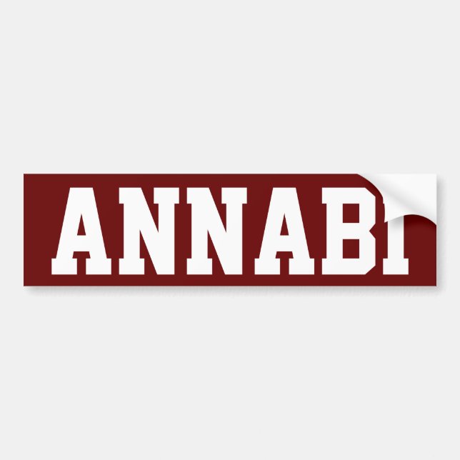 Qatar "Annabi" Bumper Sticker (Front)