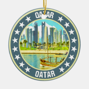 Qatar ceramic tree decoration