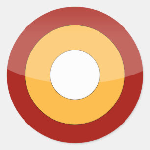 Qatar Classic Round Sticker