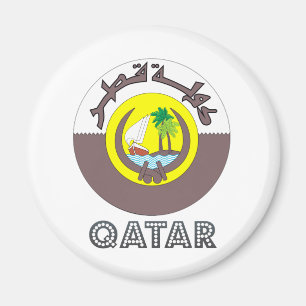 Qatar Coat of Arms Magnet