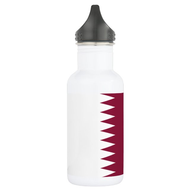 Qatar Flag 532 Ml Water Bottle (Left)
