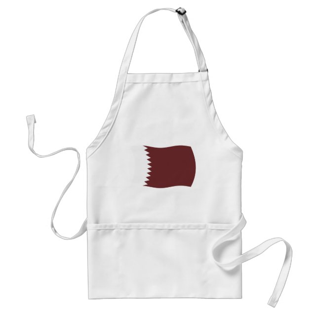 Qatar Flag Apron (Front)