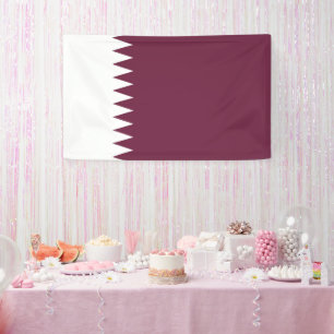 Qatar flag banner
