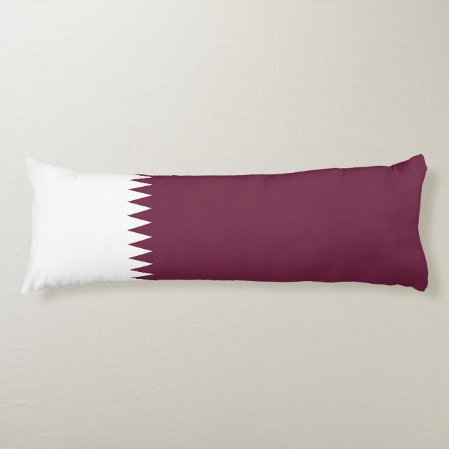 Qatar flag body cushion (Front)