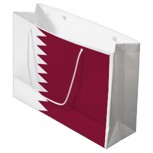 Qatar Flag Large Gift Bag