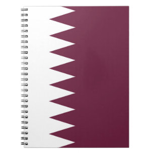 Qatar flag notebook