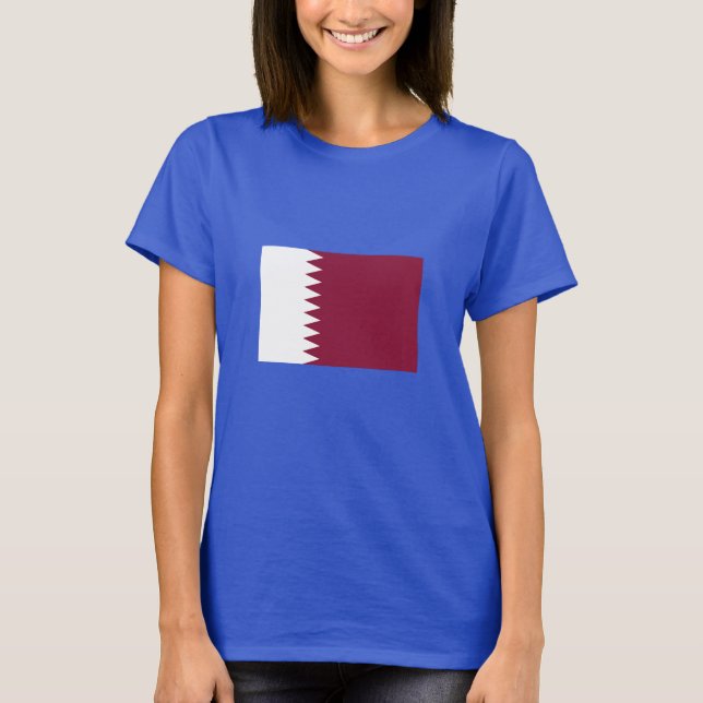 Qatar Flag T-Shirt (Front)