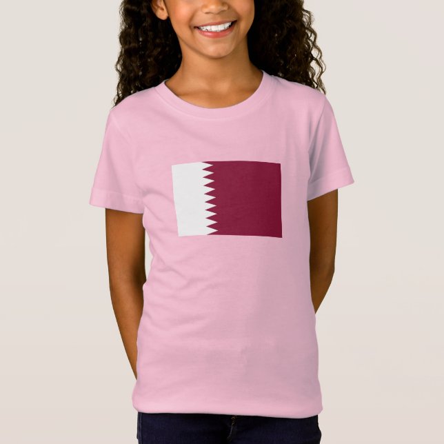 Qatar Flag T-Shirt (Front)