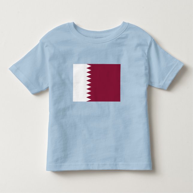 Qatar Flag Toddler T-Shirt (Front)