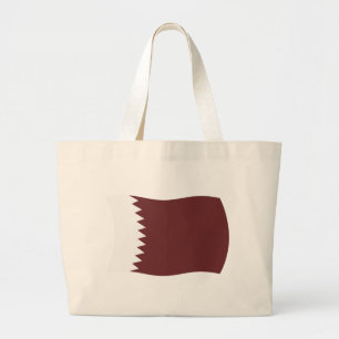 Qatar Flag Tote Bag