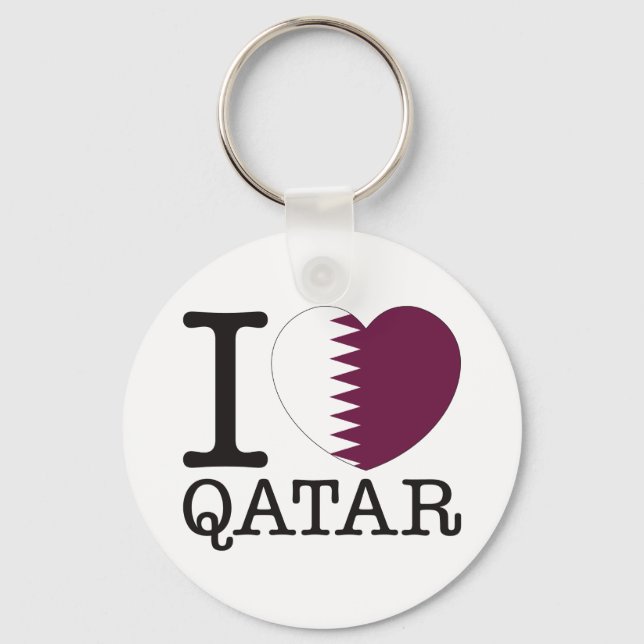 Qatar Love v2 Key Ring (Front)