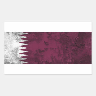 Qatar Rectangular Sticker