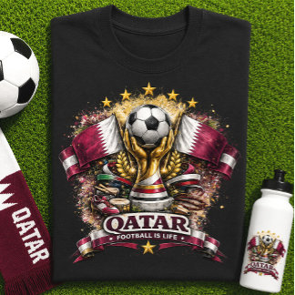 Qatar Soccer Fan Football World Cup Supporter T-Shirt