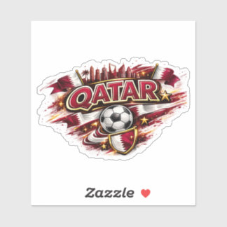 Qatar Soccer Fan Mug | Patriotic Football Supporte